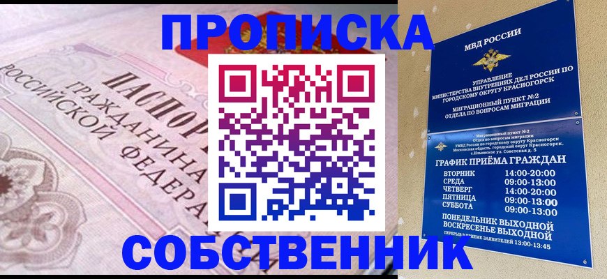 прописка от собственника в Ивантеевке